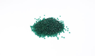 Sea Green Faceted Glass Beads
