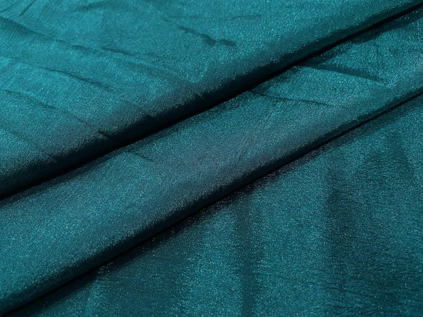 Cerulean Blue Plain Chinon Chiffon Fabric