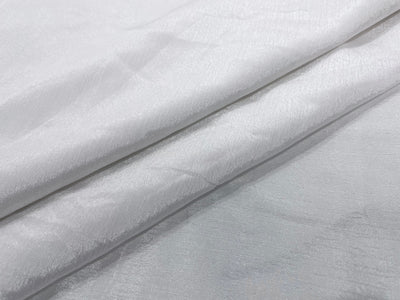 Pure White Plain Chinon Chiffon Fabric