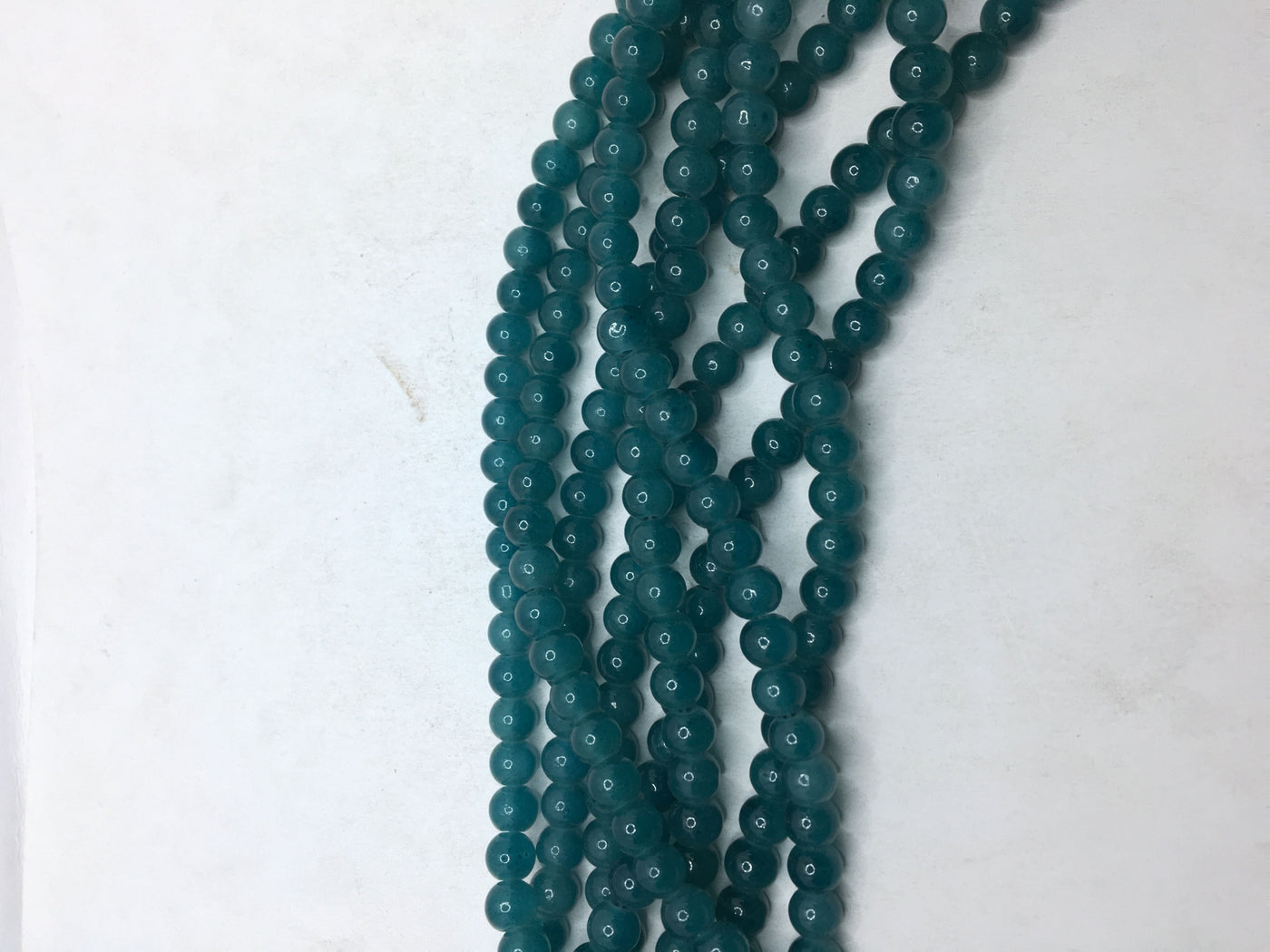 Teal Spherical Glass Beads