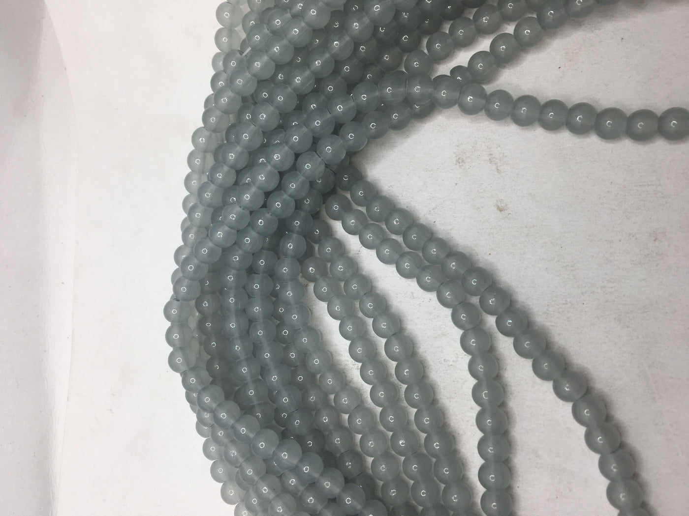 Gray Spherical Glass Beads