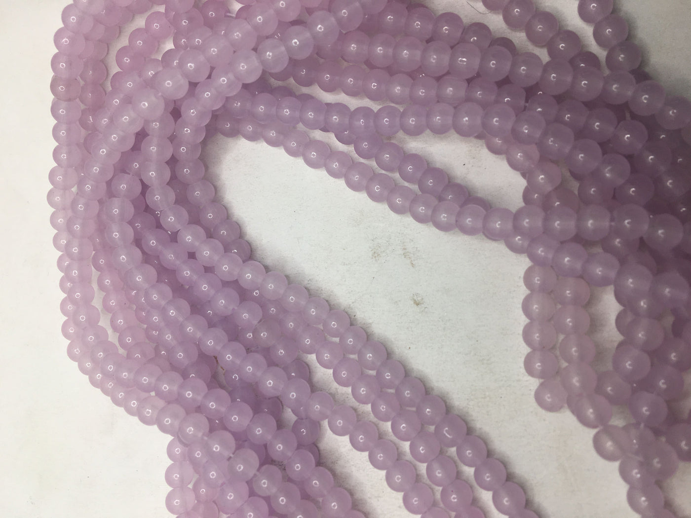 Purple Spherical Glass Beads
