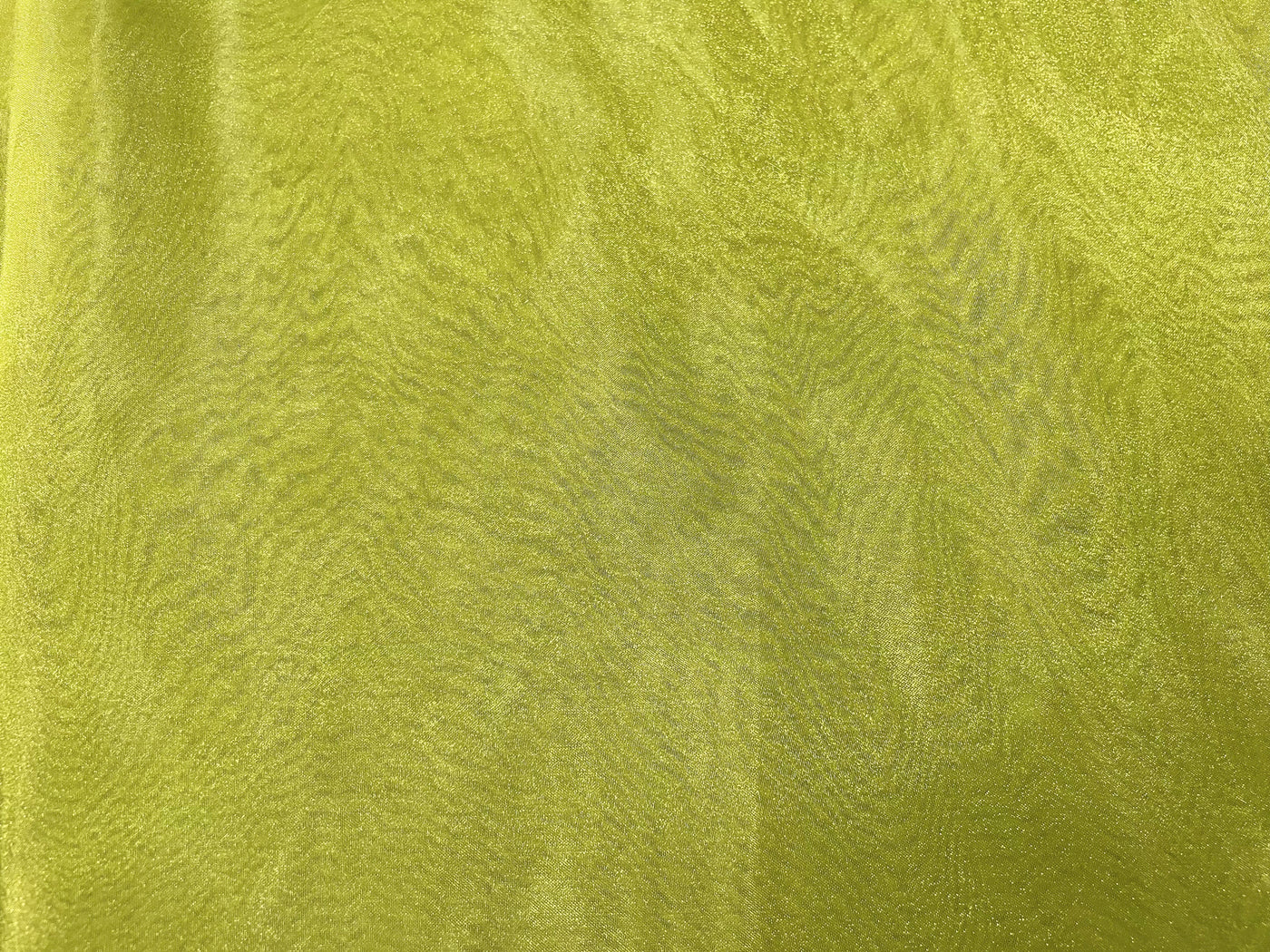 Mehndi Green Plain Organza Fabric