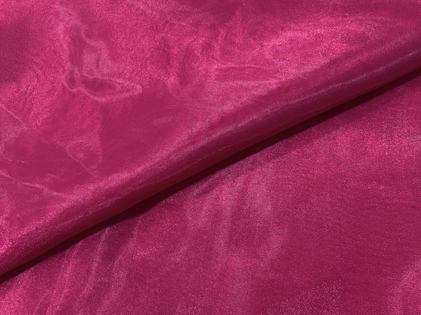 Magenta Plain Organza Fabric