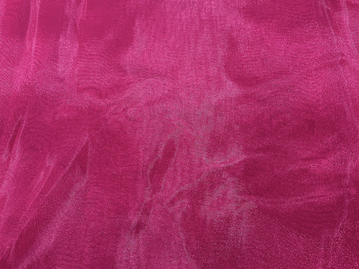 Magenta Plain Organza Fabric