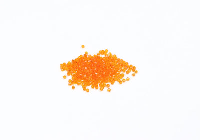 Orange Bicone Crystal Beads