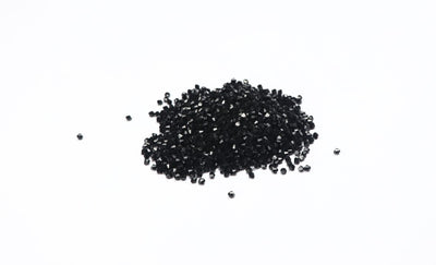 Black Bicone Crystal Beads