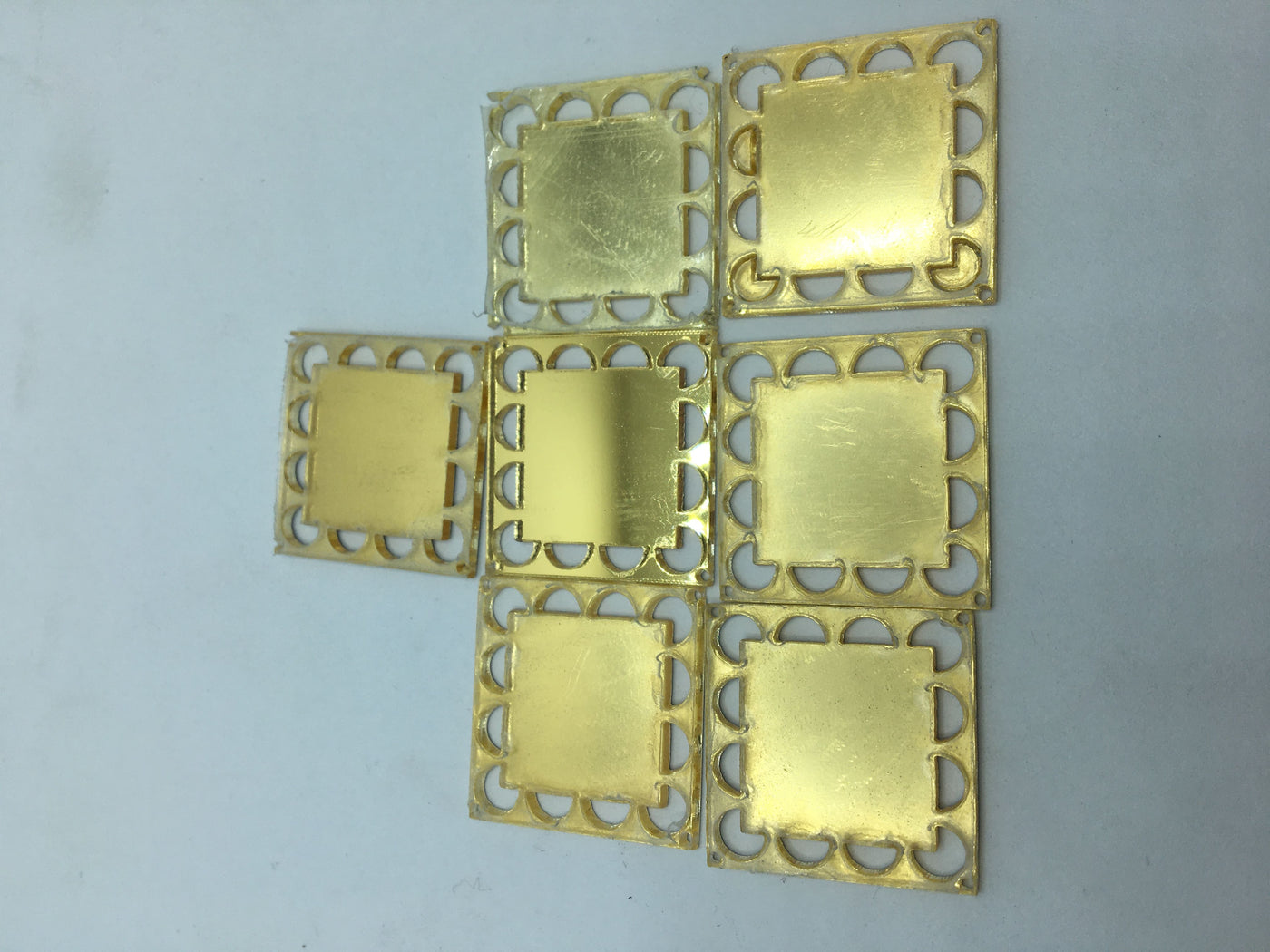 Golden Square Designer Acrylic Mirrors