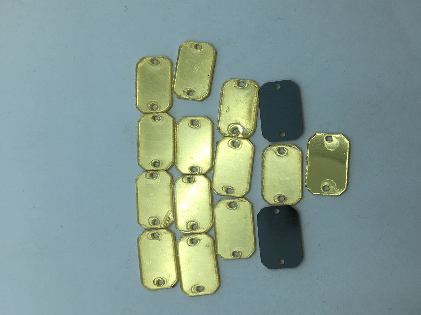 Golden Octagonal Acrylic Mirrors