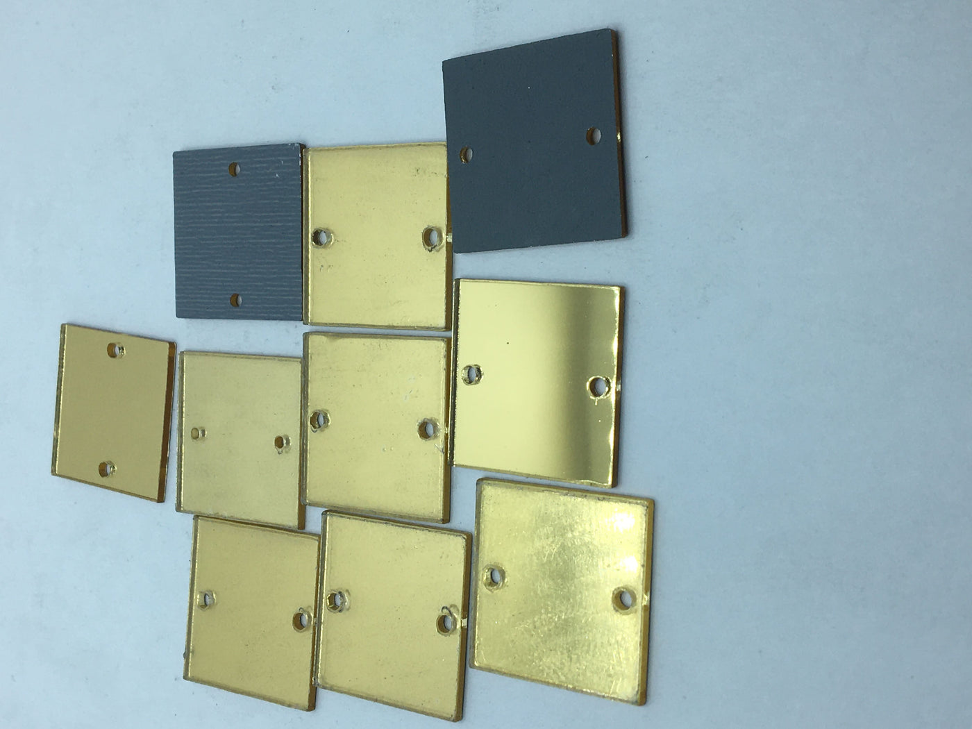 Golden Square Acrylic Mirrors