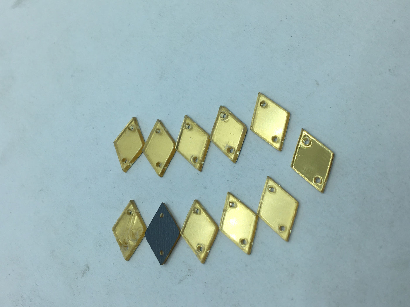 Golden Diamond Acrylic Mirrors