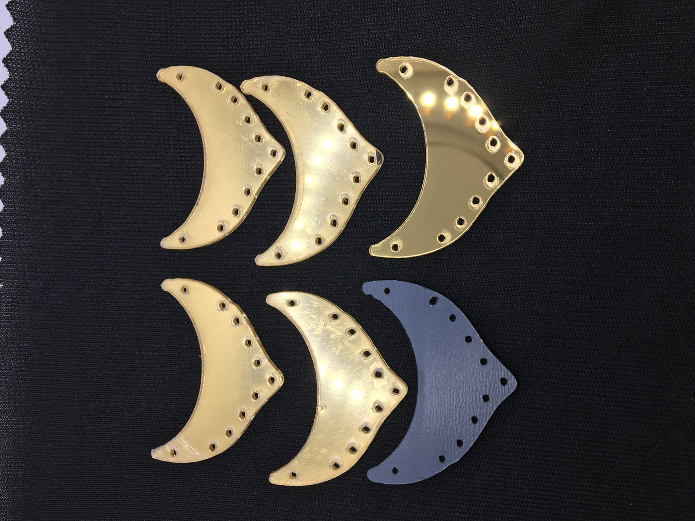 Golden Designer Acrylic Mirrors
