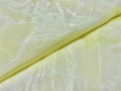 Light Yellow Plain Organza Fabric