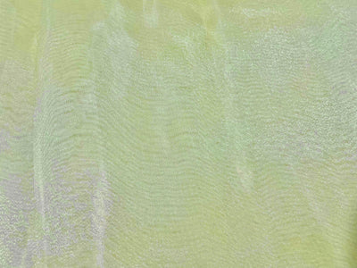 Light Yellow Plain Organza Fabric