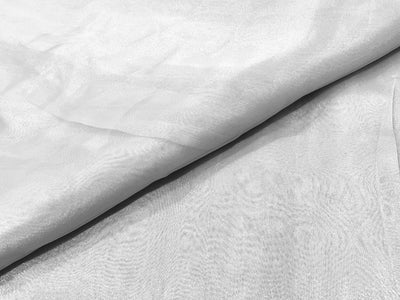 Pure White Plain Organza Fabric