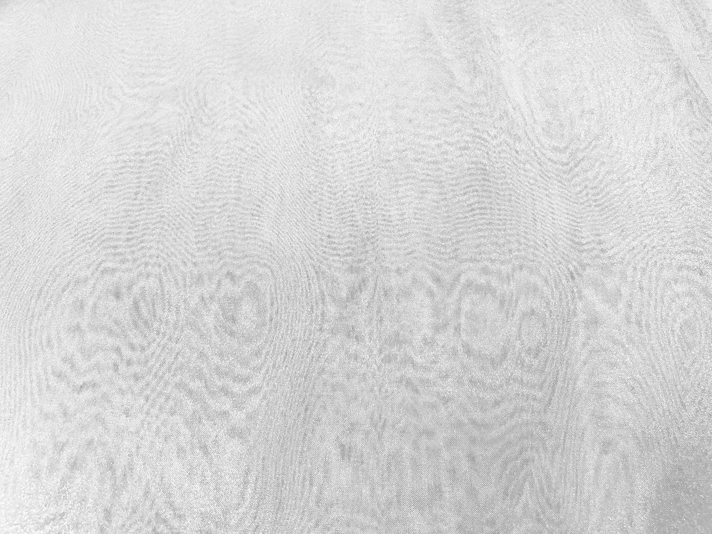 Pure White Plain Organza Fabric