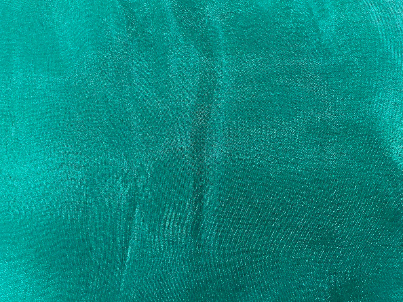 Turquoise Plain Organza Fabric