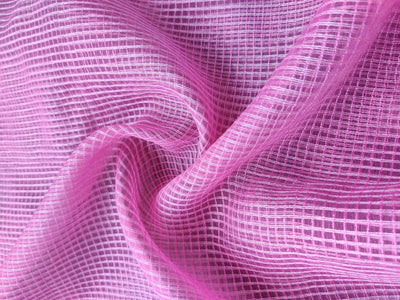 Precut of 2 Meters Pink Kota Doria Fabric