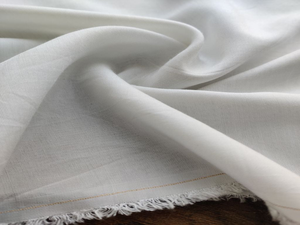 White Dyeable Muslin Silk Fabric ( Wholesale )