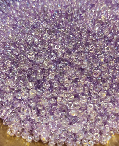 Lavender Round Rocailles Seed Beads