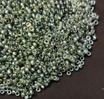 Bottle Green Round Rocailles Seed Beads