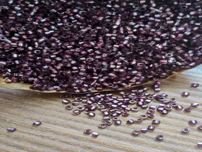 Wine Assorted Pipe / Bugle Seed Beads