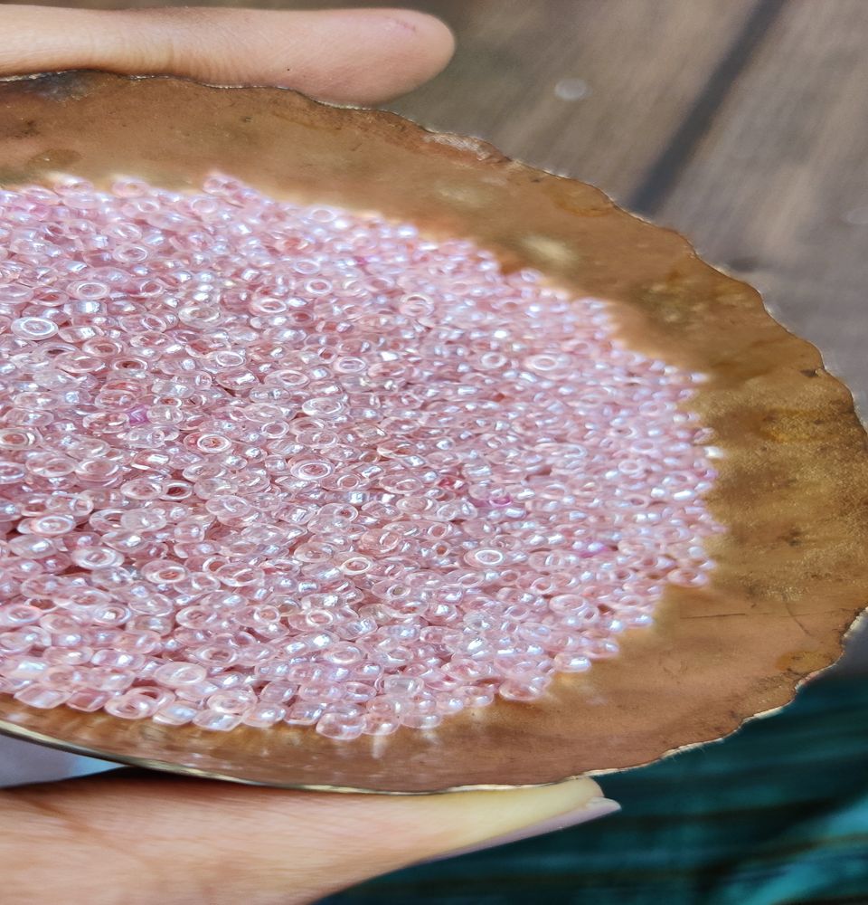 Light Pink Round Rocailles Seed Beads