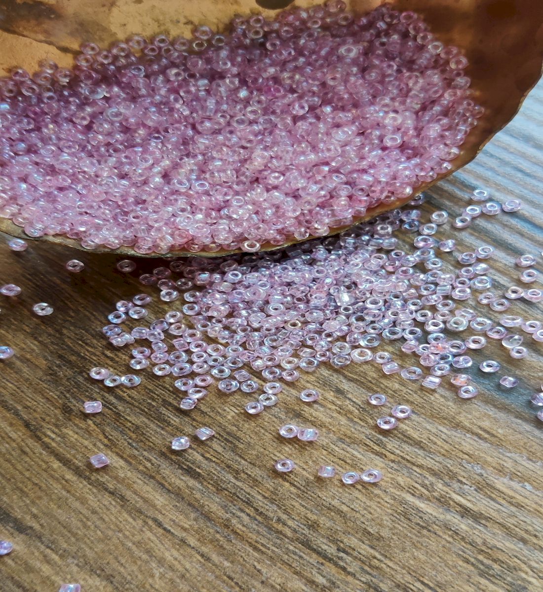 Baby Pink Round Rocailles Seed Beads