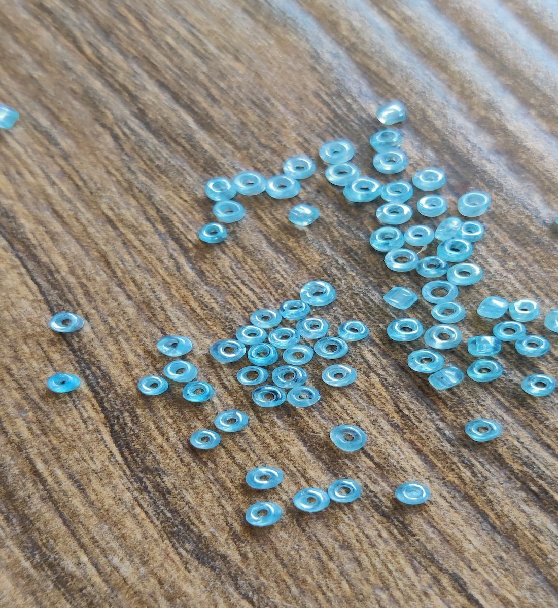 Sea Blue Round Rocailles Seed Beads