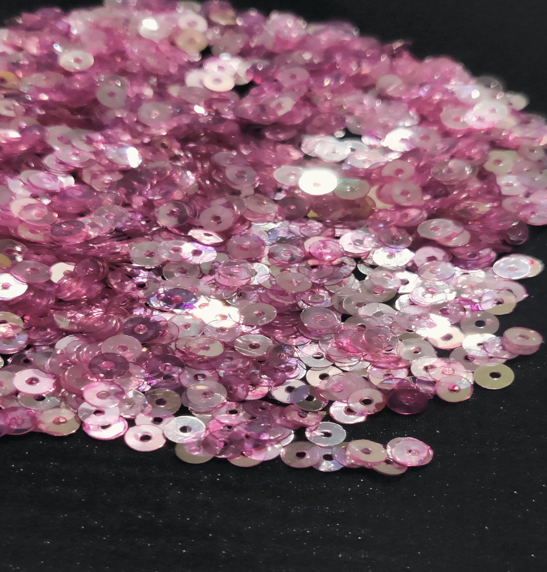 Magenta Pink Circular One Hole Sequins