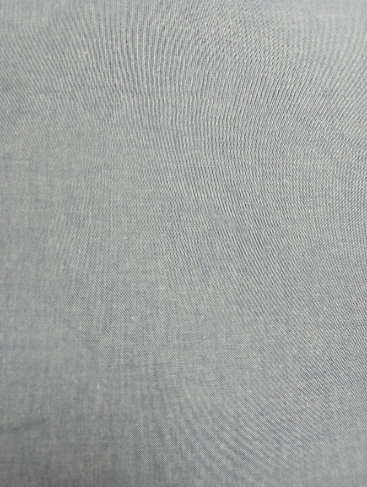 Navy Blue Plain Yarn Dyed Cotton Chambray Fabric