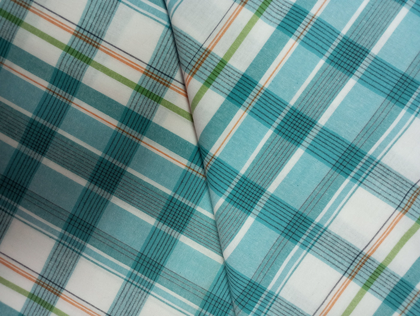 Multicolor Checks Cotton Plaid Yarn Dyed Check Fabric