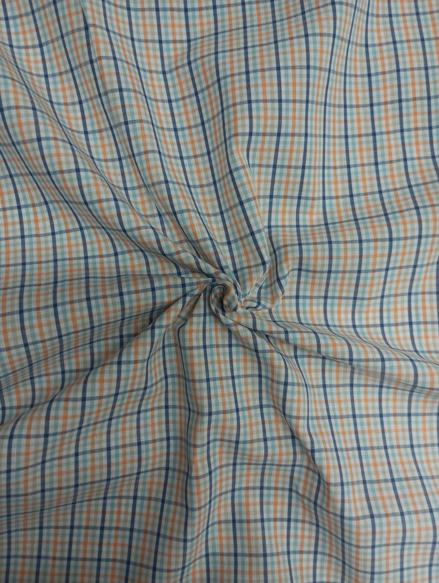 Multicolor Plaid Check Cotton Fabric