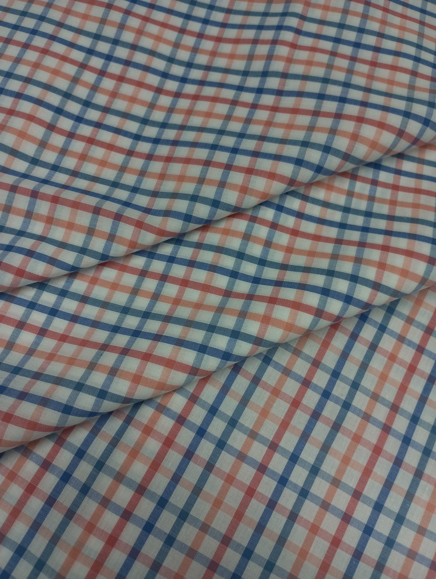 Multicolor Cotton Plaid Check Fabric