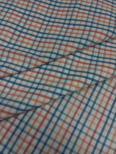 Multicolor Cotton Plaid Check Fabric