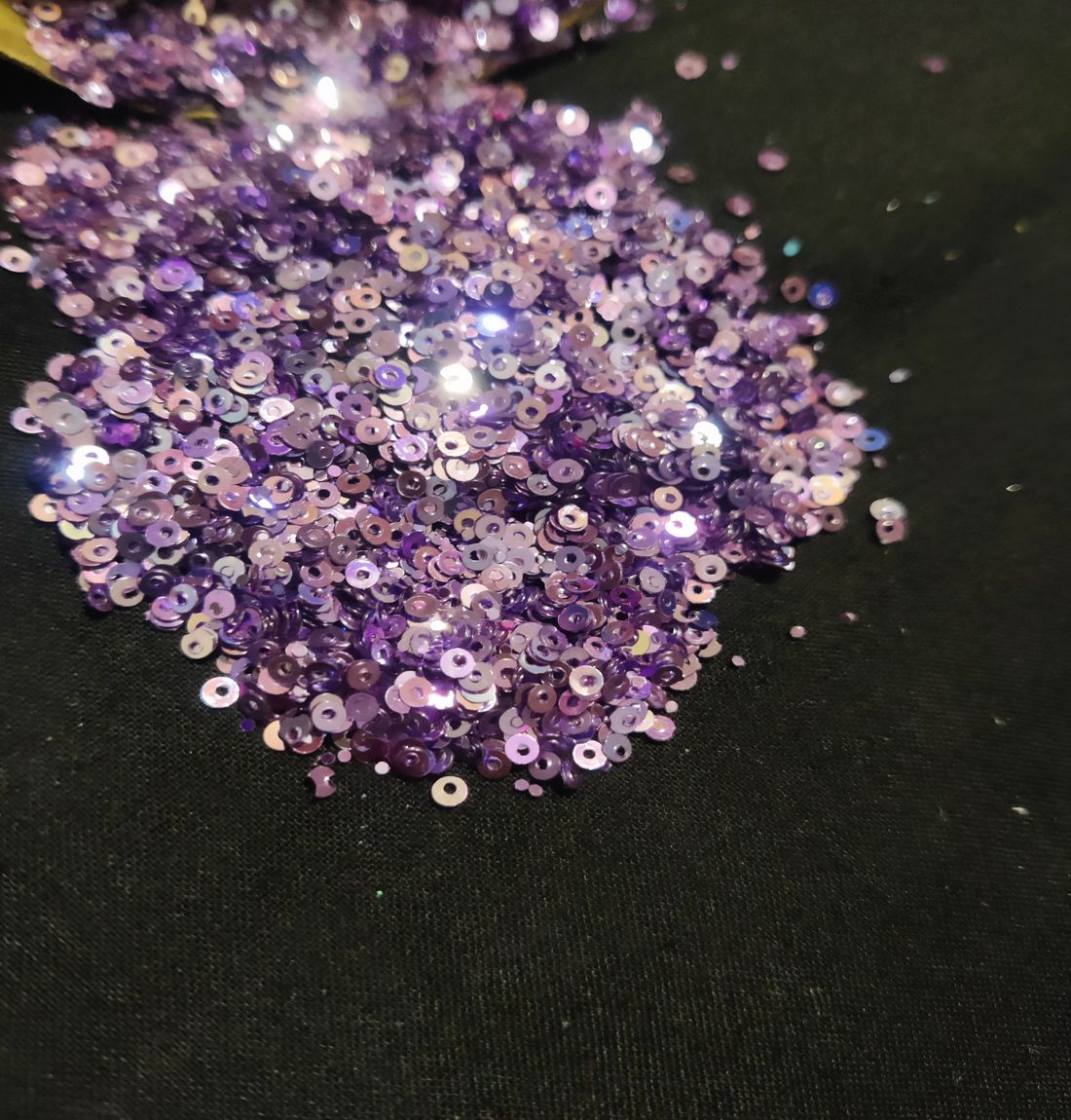 Purple Circular Plastic Sequins