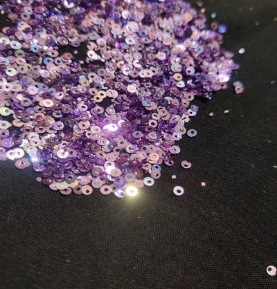 Purple Circular Plastic Sequins