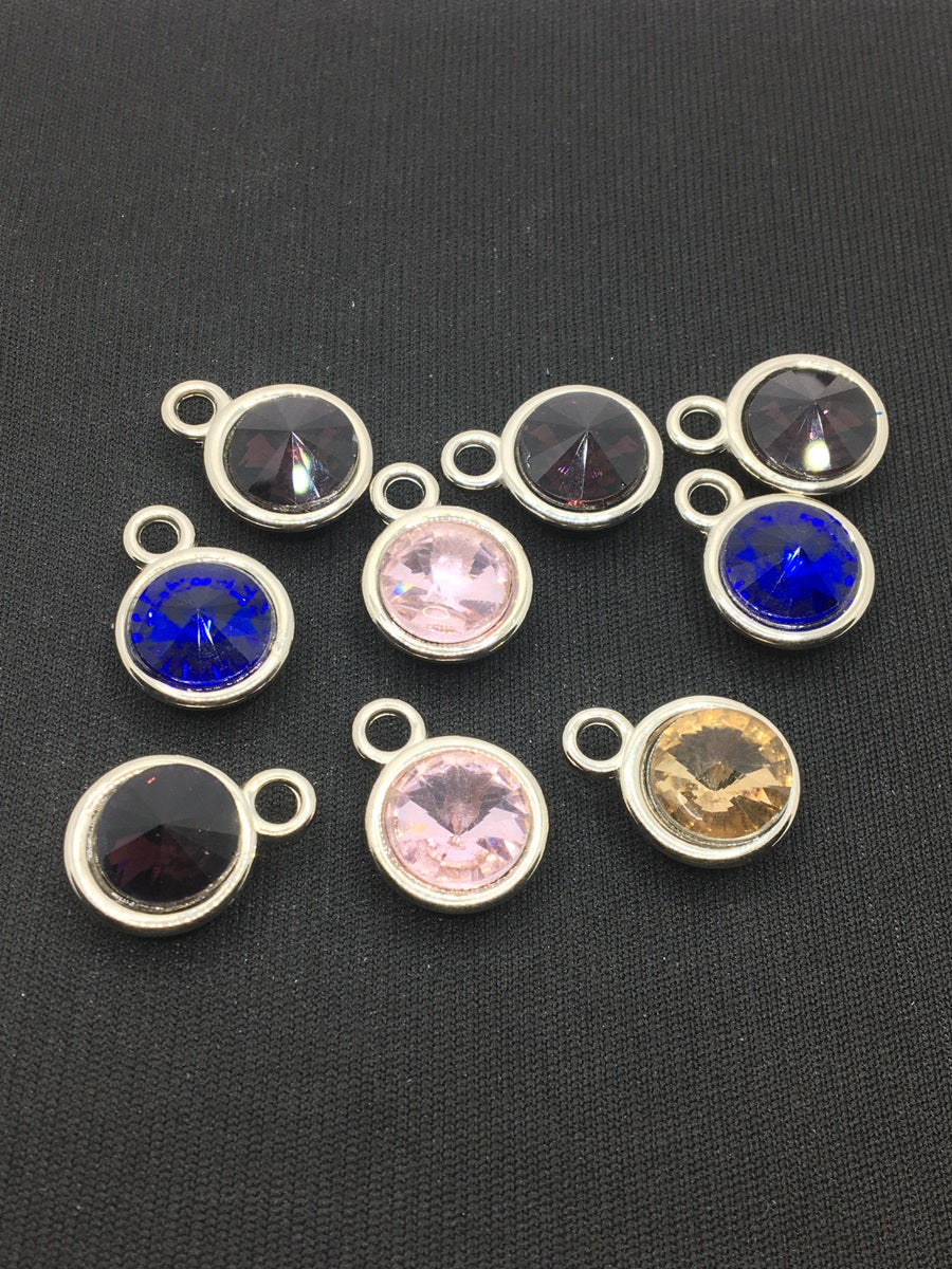 Multicolour Circular Designer Charms