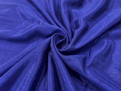 Royal Blue Plain Chinon Chiffon Fabric
