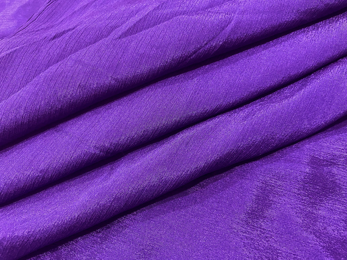 Purple Plain Chinon Chiffon Fabric