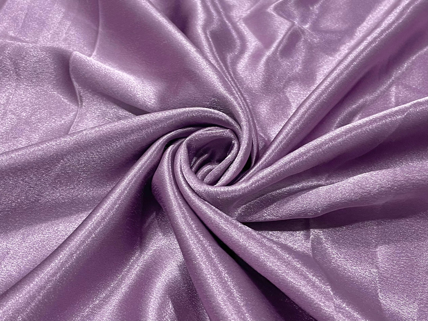 Lilac Plain Premium Satin Fabric