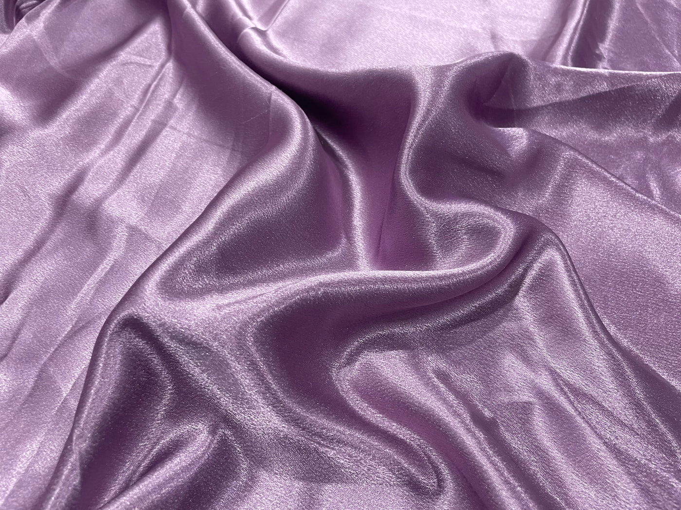Lilac Plain Premium Satin Fabric