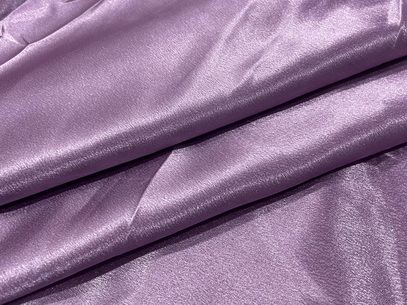 Lilac Plain Premium Satin Fabric