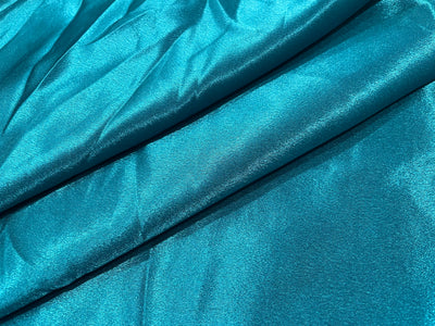 Deep Teal Plain Premium Satin Fabric