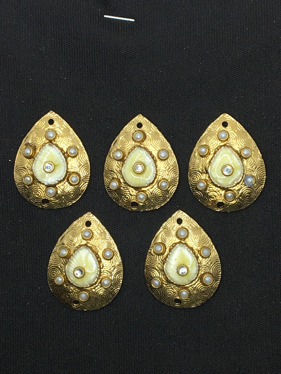 Golden Drop Handcrafted Show Buttons