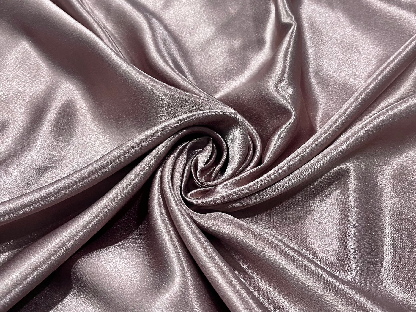 Dusty Lilac Plain Premium Satin Fabric