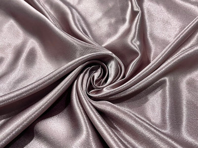 Dusty Lilac Plain Premium Satin Fabric