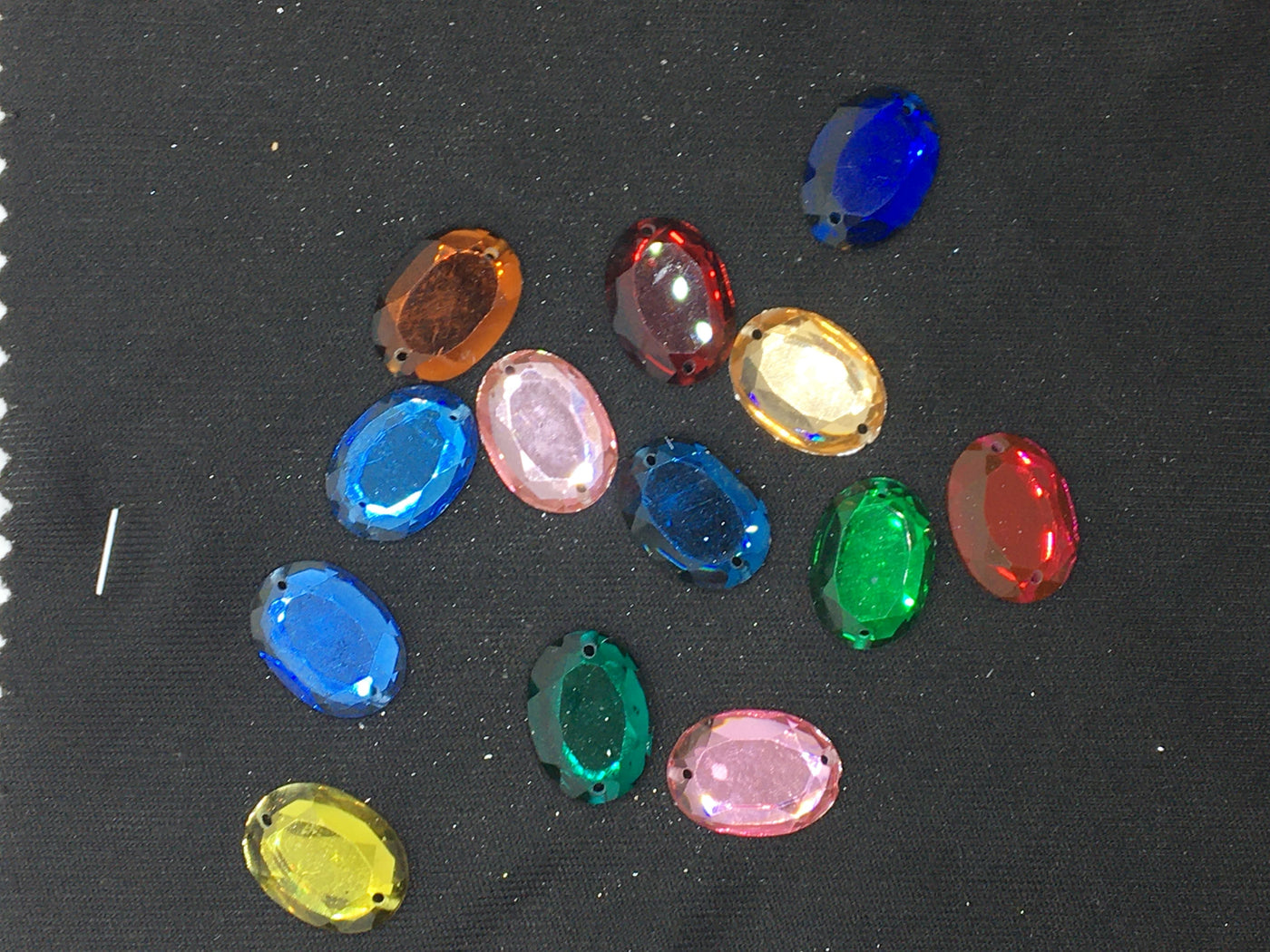 Multicolour Oval Resin Stones