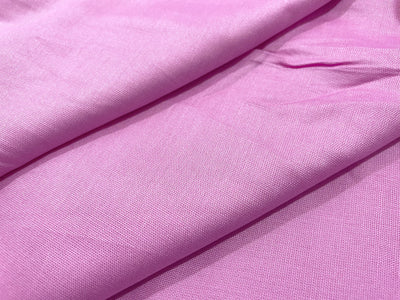 Baby Pink Plain Soft Cotton Rayon Fabric