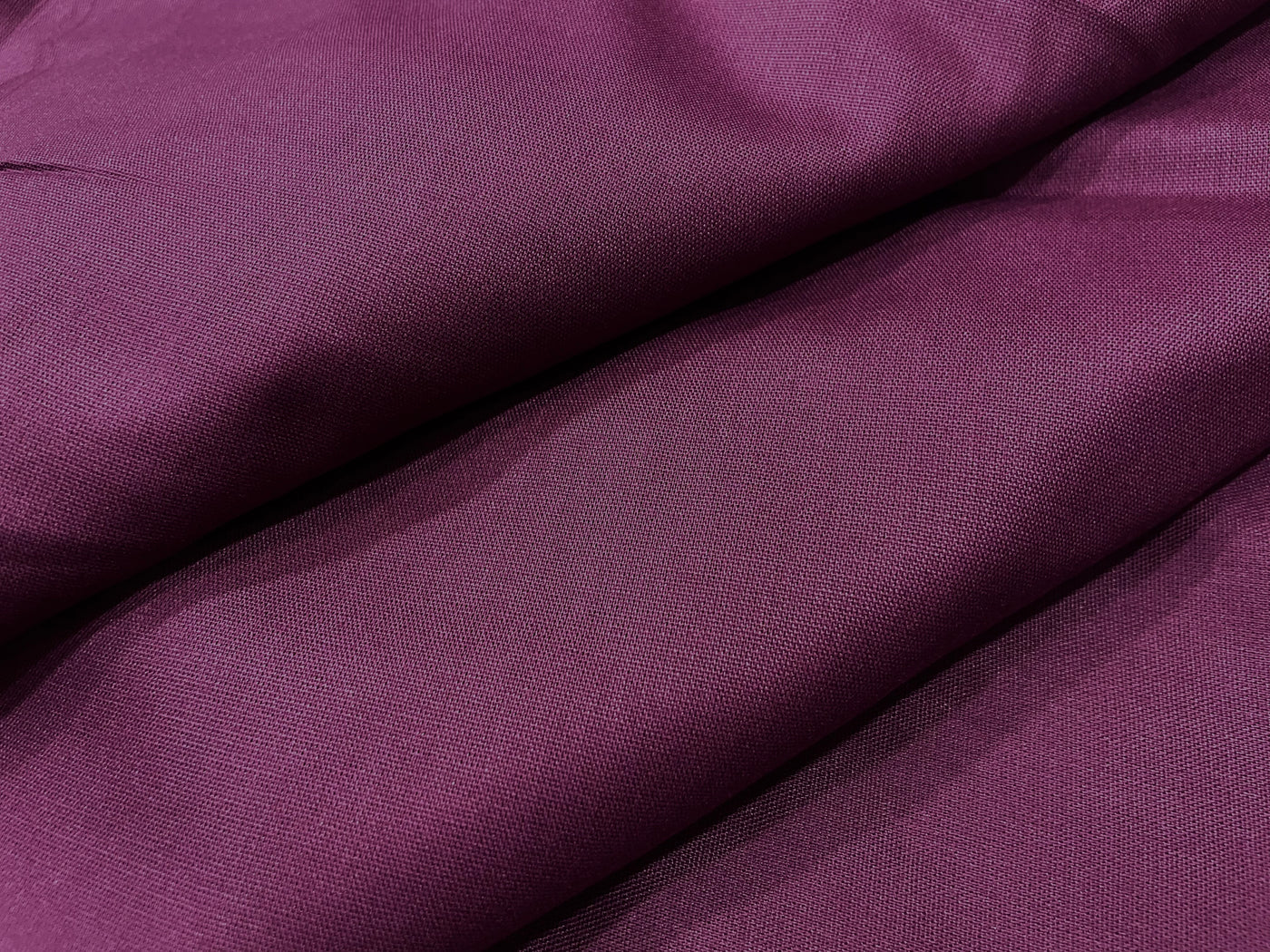 Wine Plain Soft Cotton Rayon Fabric